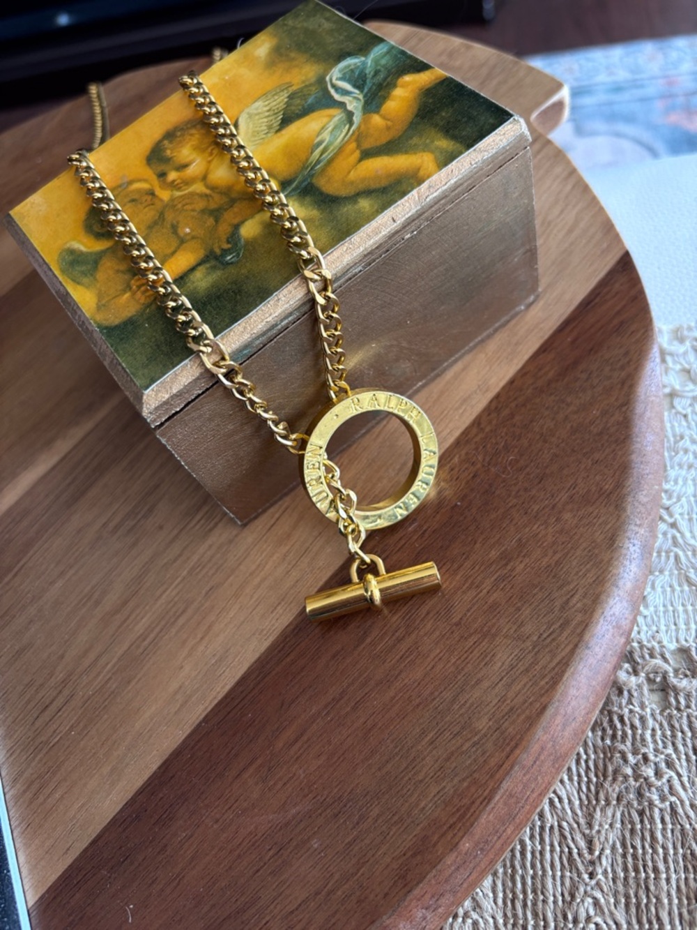Vintage Ralph Lauren Toggle Clasp Belt/Necklace